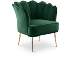Meridian Furniture Jester Velvet Accent Chair - Green - Chairs