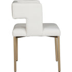 Meridian Furniture Caleb Faux Leather Dining Chair - Gold - Dining Chairs