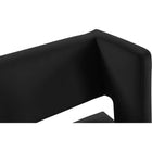 Meridian Furniture Caleb Velvet Counter Stool - Black - Stools