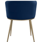 Meridian Furniture Skylar Velvet Dining Chair - Gold - Dining Chairs