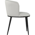 Meridian Furniture Skylar Faux Leather Dining Chair - Black - Dining Chairs