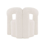 Manhattan Comfort Modern Darian Boucle Accent Chair in Cream