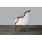 Baxton Studio Charlemagne Traditional French Accent Chair - Living Room Furniture