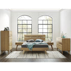 Greenington AZARA Bamboo Eastern King Platform Bed - Caramelized with Exotic Tiger - Bedroom Beds