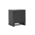 Baxton Studio Frey Black Upholstered Modern Nightstand - Bedroom Furniture