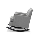 Baxton Studio Bethany Modern and Contemporary Grey Fabric Upholstered Button-tufted Rocking Chair - Nursery Furniture