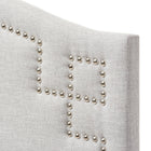 Baxton Studio Aubrey Modern and Contemporary Grayish Beige Fabric Upholstered Twin Size Headboard - Kids Room Furniture
