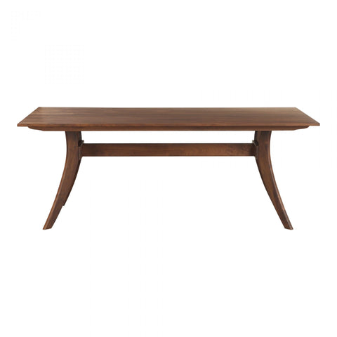 Moes Florence Rectangular Dining Table Small Walnut - Dining Tables
