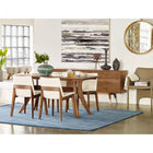 Moes Florence Rectangular Dining Table Small Walnut - Dining Tables