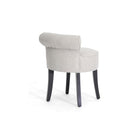 Baxton Studio Millani Beige Linen Modern Lounge Stool - Living Room Furniture