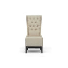 Baxton Studio Vincent Beige Linen Modern Accent Chair - Living Room Furniture