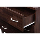 Baxton Studio Maison Modern and Contemporary Oak Brown Finish Wood 3-Drawer Storage Chest - Bedroom Furniture