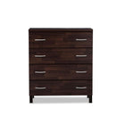 Baxton Studio Maison Modern and Contemporary Oak Brown Finish Wood 4-Drawer Storage Chest - Bedroom Furniture