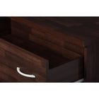 Baxton Studio Maison Modern and Contemporary Oak Brown Finish Wood 4-Drawer Storage Chest - Bedroom Furniture