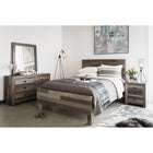 Moes Vintage Queen Bed Grey - Bedroom Beds