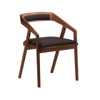 Moes Padma Arm Chair Black - Dining Chairs