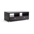 Baxton Studio Derwent Coffee Table with Drawers - Living Room Furniture