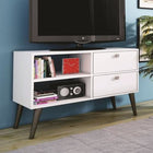 Accentuations by Manhattan Comfort Practical Dalarna TV Stand with 2 Open Shelves and 2-Drawers - TV Stands