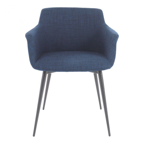 Moes Ronda Arm Chair Blue-M2 - Dining Chairs