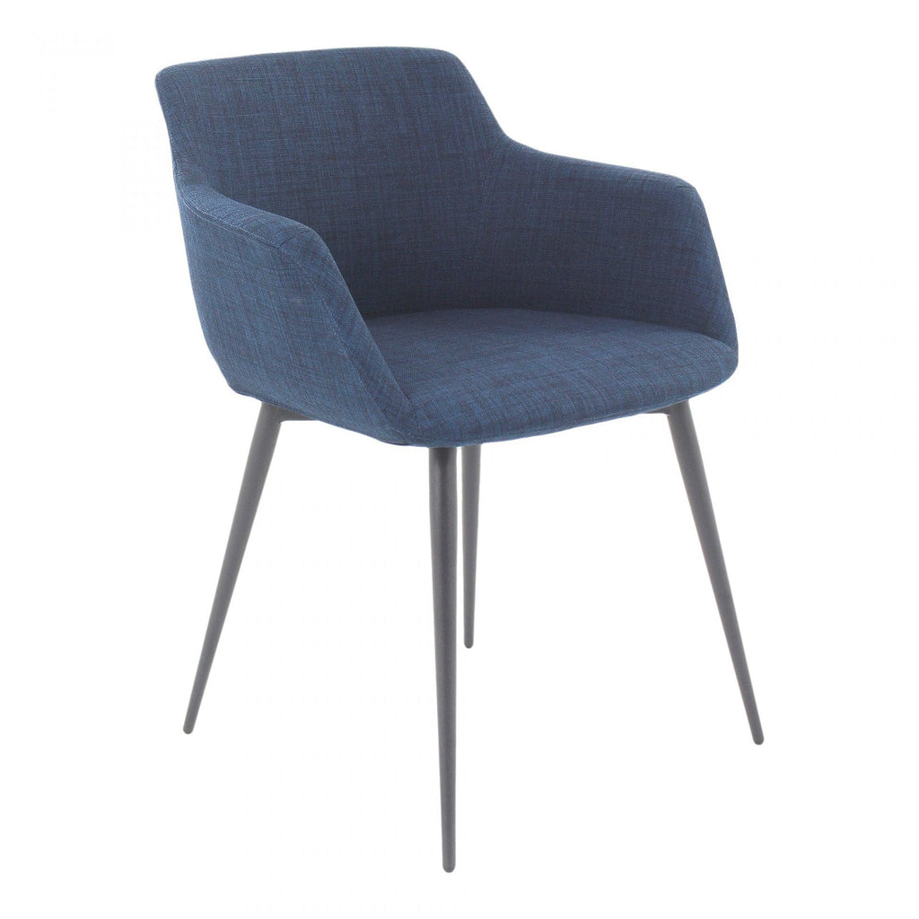 Moes Ronda Arm Chair Blue-M2 - Dining Chairs