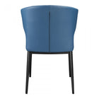Moes Delaney Side Chair Steel Blue-M2 - Dining Chairs