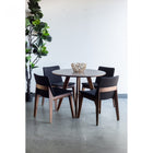 Moes Dover Dining Table Small Walnut - Dining Tables