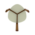 Manhattan Comfort Mid-Century Modern Gales End Table with Solid Wood Legs in Pistachio Green