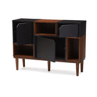 Baxton Studio Anderson Mid-century Retro Modern Oak and Espresso Wood Sideboard Storage Cabinet - Living Room Furniture