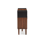 Baxton Studio Anderson Mid-century Retro Modern Oak and Espresso Wood Sideboard Storage Cabinet - Living Room Furniture