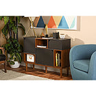 Baxton Studio Anderson Mid-century Retro Modern Oak and Espresso Wood Sideboard Storage Cabinet - Living Room Furniture