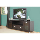 Baxton Studio Gosford Brown Wood Modern TV Stand - Living Room Furniture