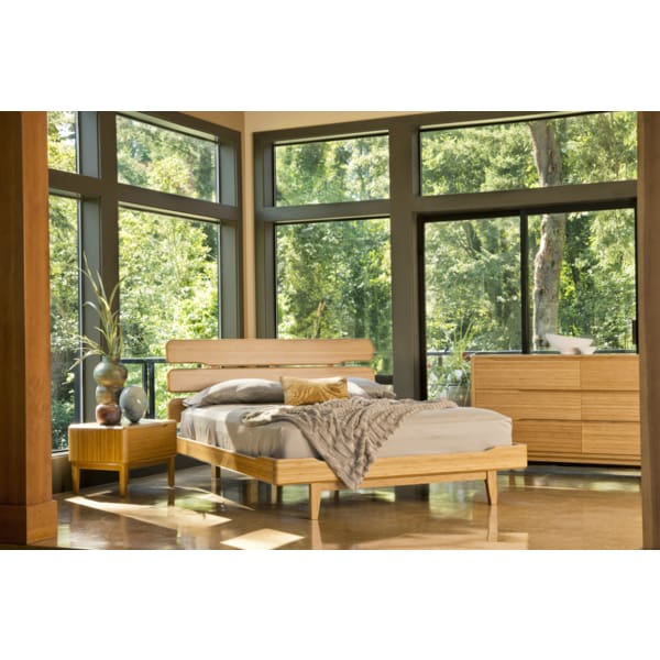 Greenington 3pc CURRANT Bamboo California King Platform Bedroom Set - Caramelized - Bedroom