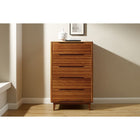 Greenington Currant Five Drawer High Chest Amber - Chest