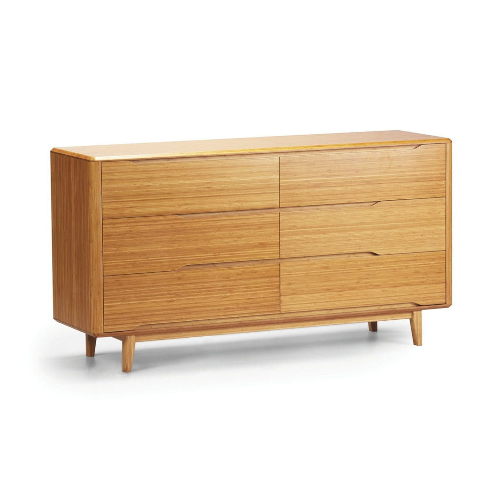 Greenington CURRANT Bamboo Six Drawer Dresser - Caramelized - Drawers & Dressers