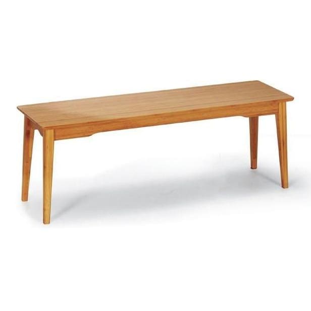 Greenington CURRANT Bamboo Long Bench - Caramelized - Benches