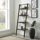 Greenington CURRANT Bamboo Leaning Bookshelf - Black Walnut - Shelves & Cases