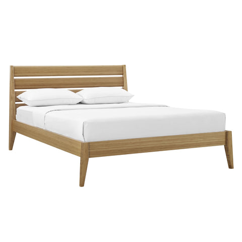 Greenington SIENNA Bamboo Queen Platform Bed - Caramelized - Bedroom Beds