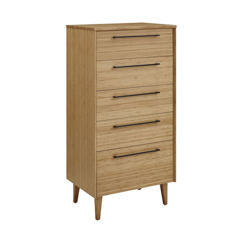 Greenington SIENNA Bamboo Five Drawer Chest - Caramelized - Chest