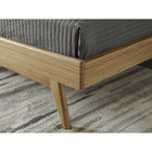 Greenington AZARA Bamboo Queen Platform Bed - Caramelized with Exotic Tiger - Bedroom Beds