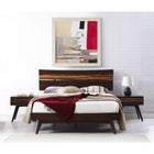 Greenington AZARA Bamboo Queen Platform Bed - Sable with Exotic Tiger - Bedroom Beds