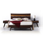 Greenington AZARA Bamboo Eastern King Platform Bed - Sable with Exotic Tiger - Bedroom Beds