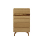 Greenington AZARA Bamboo Five Drawer Chest - Caramelized with Exotic Tiger - Chest