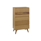Greenington AZARA Bamboo Five Drawer Chest - Caramelized with Exotic Tiger - Chest