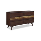 Greenington AZARA Bamboo Six Drawer Dresser - Sable with Exotic Tiger - Drawers & Dressers