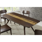 Greenington AZARA Bamboo Dining Table - Sable with Exotic Tiger - Dining Tables