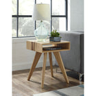 Greenington AZARA Bamboo End Table - Caramelized with Exotic Tiger - End Table