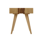 Greenington AZARA Bamboo End Table - Caramelized with Exotic Tiger - End Table