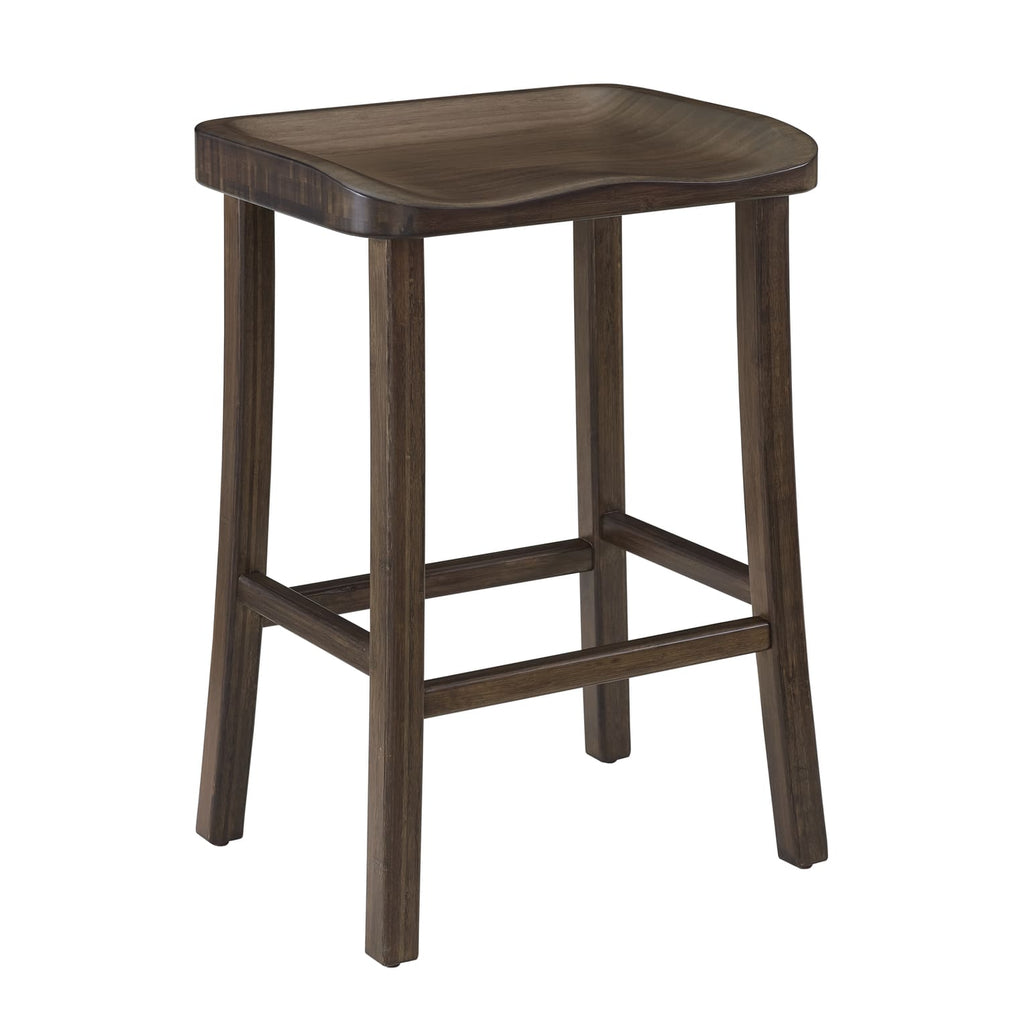 Greenington TULIP Bamboo 26 Counter Height Stool - Black Walnut (Set of 2) - Stools