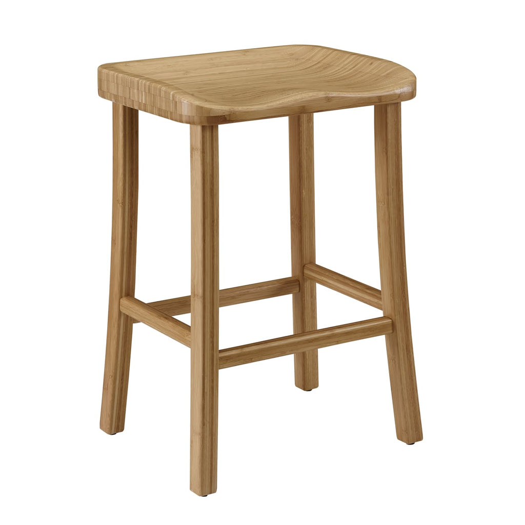 Greenington TULIP Bamboo 26 Counter Height Stool - Caramelized (Set of 2) - Stools