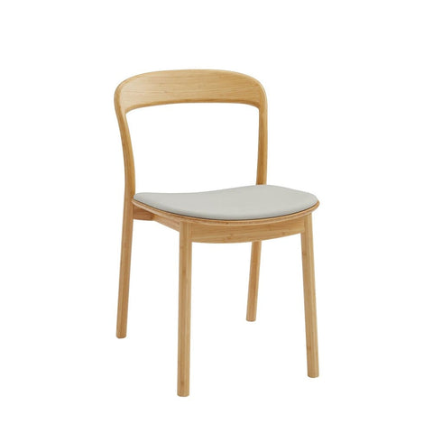 Greenington Hanna Chair Leather Seat, Wheat (Set of 2)-Modern Room Deco